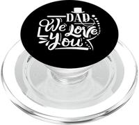 Papà ti amiamo Buona festa del papà Famiglia divertente PopSockets PopGrip per MagSafe