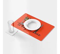 "Papà Ti Voglio Bene" Tovaglietta Alimentare in Tessuto Lavabile Personalizzabile Idea Regalo Festa del Papà 2023 Babbo Re Corona Compleanno Natale Tovagliette Colazione Pranzo Cena Casa Ufficio