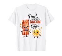 papà, tu Sei Il Bacon to My Eggs Cute Breakfast Maglietta