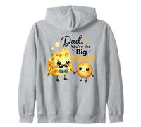 papà Tu Sei Il Big Cheese Funny Father Pun Felpa con Cappuccio