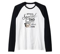 papà Ufficiale dello Scoiattolo, Custode di Tutte Le Cose Maglia con Maniche Raglan
