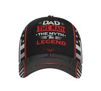 papà Uomo Mito Leggenda Bandiera Rossa Stampata in 3D Unisex Snapback-Cappello Moda Cappellino da Baseballberretto Traspirante Cappelli da papà per Caccia Alpinismo Viaggi