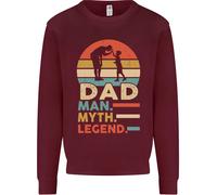 Papà Uomo Mito Leggenda Divertente Maglione Per La Festa Del Papà