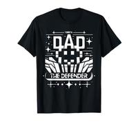 Papà Video invader 80s retrò gamer Padre 1980s Maglietta