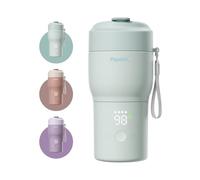 Papablic Scaldabiberon portatile per Travel Pro, riscaldamento rapido, sterilizzatore integrato, ricarica rapida da 30 W, controllo a 5 temperature, bocca larga facile da pulire, scalda latte per