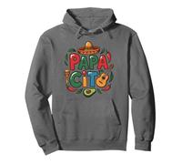 Papacito Famiglia Cinco De Mayo Matchin Coppia Messicano Papà Uomini Felpa con Cappuccio