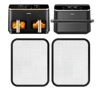 PAPAcroscoma Cosori Accessori Friggitrice Ad Aria:2 Pezzi Griglia Anti Schizzi per Friggitrice ad Aria Cosori 10 Litri con Magneti Protezione Resistenza Facile da Pulire Accessori