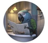 Papagei liest Zeitung, 1000-teiliges Puzzle, Papppuzzle für Erwachsene, spannende Aktivität für den Familienspielabend, 1000 Teile (67,5x67,5cm)