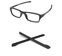 PapaViva 1 paio di cuscinetti auricolari di ricambio per Oakley Chamfer OX8039/OX8040/OX8045/OX8071 - Nero