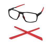 PapaViva Cuscinetti auricolari di ricambio per Oakley Tensile OX8170 / Trajectory OX8171, Rosso, Taglia unica