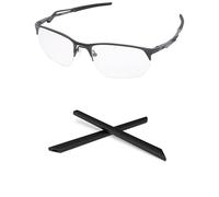 PapaViva Cuscinetti auricolari di ricambio per Oakley Wire Tap 2.0 OO4145/Wire Tap 2.0 RX OX5152, nero