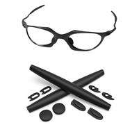 PapaViva Kit di gomma di ricambio per Oakley Romeo 1 - Nero
