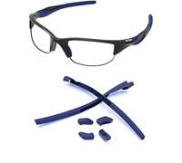 PapaViva Kit di ricambio in gomma naselli e gommini per Oakley Half Jacket 2.0 OO9144/Half Jacket 2.0 XL OO9154, blu navy, Half Jacket 2.0/2.0 XL