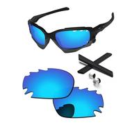 PapaViva Kit di ricambio per lenti e gomma per giacca Oakley Racing/Jawbone ventilato Ice Blue
