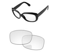 PapaViva Lenti di ricambio compatibili con occhiali da sole Ray-Ban RB4101 da 58 mm, HD Trasparente, RB4101 58mm