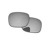 PapaViva Lenti di ricambio compatibili con occhiali da sole Spy Optic Deco argento cromato polarizzato