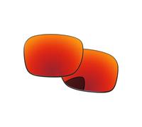 PapaViva Lenti di ricambio compatibili con occhiali da sole Spy Optic Deco rosso fuoco non polarizzate