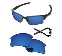 PapaViva Lenti di ricambio e kit di gomma per Oakley Half Jacket 2.0 XL OO9154 62 mm, Acqua Profonda, Half Jacket 2.0 XL