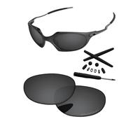 PapaViva Lenti di ricambio e kit di gomma per Oakley Romeo 1, Nero grigio, Romeo 1