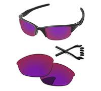 PapaViva Lenti di ricambio e kit di gomma per occhiali da sole Oakley Half Jacket 2.0 OO9144 62 mm Midnight Sun polarizzati