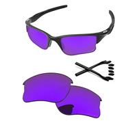 PapaViva Lenti di ricambio e kit di gomma per occhiali da sole Oakley Half Jacket 2.0 XL OO9154 62 mm, Viola Plasma, Half Jacket 2.0 XL