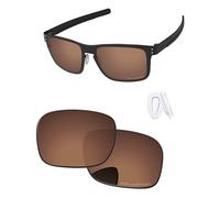 PapaViva Lenti di ricambio e naselli per Oakley Holbrook Metal OO4123, Marrone rame., Holbrook Metal