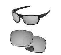 PapaViva Lenti di Ricambio per Oakley Drop Point OO9367, Cromo Argento - Polarizzato,