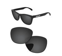 PapaViva Lenti di ricambio per Oakley Frogskin Range OO9284/Frogskin Range Asian Fit OO9284A, Nero grigio, 0