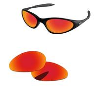 PapaViva Lenti di ricambio per Oakley Minute 1.0, Rosso fuoco, Minute 1.0
