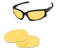 PapaViva Lenti di ricambio per Oakley Split Jacket OO9099, Giallo cristallo - Non polarizzato, Taglia unica