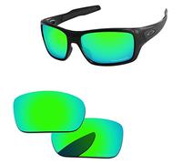 PapaViva Lenti di ricambio per Oakley Turbine OO9263, Verde bluastro., Turbine