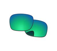 PapaViva Lenti di ricambio per occhiali da sole Oakley Double Edge OO9380 66 mm, Verde smeraldo, Double Edge