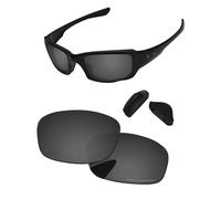 PapaViva Lenti di ricambio per occhiali da sole Oakley Fives Squared OO9238 54 mm, Nero tinta unita., Fives Squared