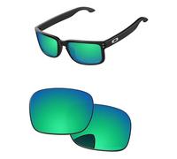 PapaViva Lenti di ricambio per occhiali da sole Oakley Holbrook XL OO9417 59 mm verde smeraldo polarizzate