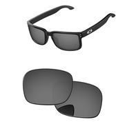 PapaViva Lenti di ricambio per occhiali da sole Oakley Holbrook XL OO9417 Black Chrome Pro+ Anti-Reflective Polarized