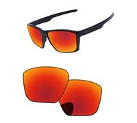 PapaViva Lenti di ricambio per occhiali da sole Oakley Targetline OO9397, rosso fuoco, polarizzate