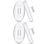 PapaViva Naso di ricambio per Oakley Ejector OO4142, Trasparente: confezione da 2 paia, Taglia unica