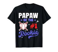 Papaw Of Rookie - Festa di compleanno per primo baseball, abbinamento a tema Maglietta
