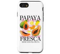 Papaya Fruit Rio de Janeiro Costiera Estetica Papaya Brasile Custodia per iPhone SE (2020) / 7 / 8