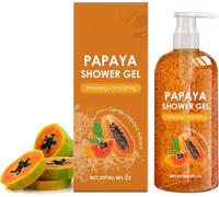 Papaya, gel doccia sbiancante, levigante, esfoliante, nutriente e idratante, per tutti i tipi di pelle (1)