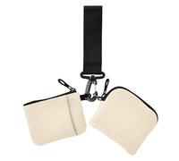 Papaya Whip - Portamonete da donna, tinta unita, in tinta unita, minimalista, con cerniera, portamonete, per lavoro, viaggi, 2 confezioni, papaya frusta Tinta unita Pure Plain, 1 size, Casual