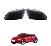 PAPEP Cappuccio Specchietto Retrovisore per VW Beetle(A5) Convertible 2012-2016 Pre-Facelift Carbon Fiber Texture - Calotte Copri Specchietto Laterali Sostituzione Coppia ABS