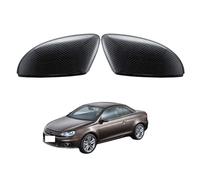 PAPEP Cappuccio Specchietto Retrovisore per VW EOS 2009-2016 Carbon Fiber Texture - Calotte Copri Specchietto Laterali Sostituzione Coppia ABS