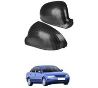 PAPEP Cappuccio Specchietto Retrovisore per VW Passat B5.5-Typ 3BG 2001-2005 Carbon Fiber Texture - Calotte Copri Specchietto Laterali Sostituzione Coppia ABS