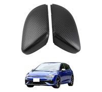 PAPEP Cappuccio Specchietto Retrovisore per VW R20 Carbon Fiber Texture - Calotte Copri Specchietto Laterali Sostituzione Coppia ABS