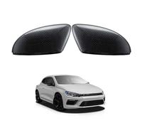 PAPEP Cappuccio Specchietto Retrovisore per VW Scirocco 2009-2016 Carbon Fiber Texture - Calotte Copri Specchietto Laterali Sostituzione Coppia ABS