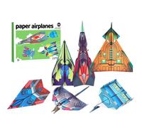 Paper Airplane Book - Airplane Toys With 12 Patterns, Creative Folding Paper Planes Activity Guide Encouraging Imaginative Learning, Interactive Craft Kit | Supporting Hands On Development Beginner