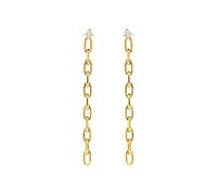 Paper Clip Catena Stud Orecchini per Le Donne Piercing Orecchini Gioielli, LYLSSSDH, di E7