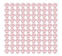 Paper Clip Metal Hand Shaped Design Rustproof Mini Small Paperclip Office School Supplies 100Pcs Storage Box (Pink)