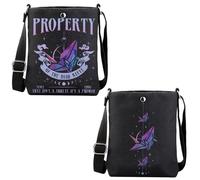 Paper Crane Fanfic Amanti Regalo Fanfiction Lettori Regalo Bookish Merch Proprietà di The High Reeve Crossbody Bag, Proprietà That Uk, 0